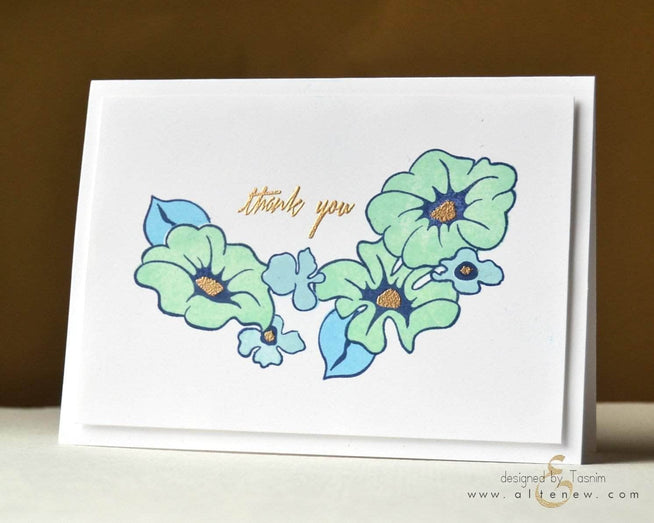Photocentric Clear Stamps Whimsical Flowers Stamp Set