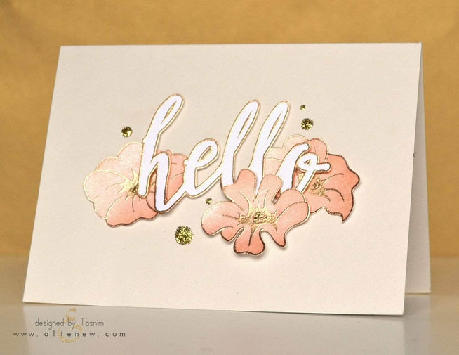 Photocentric Clear Stamps Whimsical Flowers Stamp Set