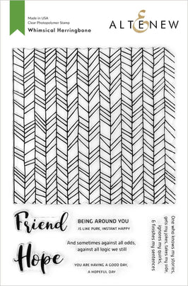 Photocentric Clear Stamps Whimsical Herringbone Stamp Set