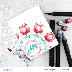 Photocentric Clear Stamps Whimsical Tulip Stamp Set