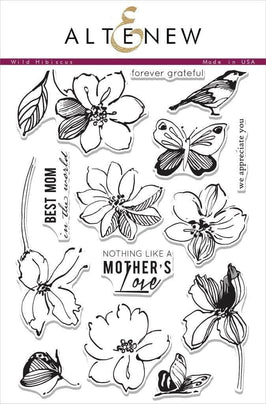 Photocentric Clear Stamps Wild Hibiscus Stamp Set