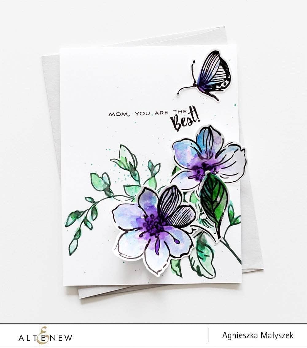 Photocentric Clear Stamps Wild Hibiscus Stamp Set