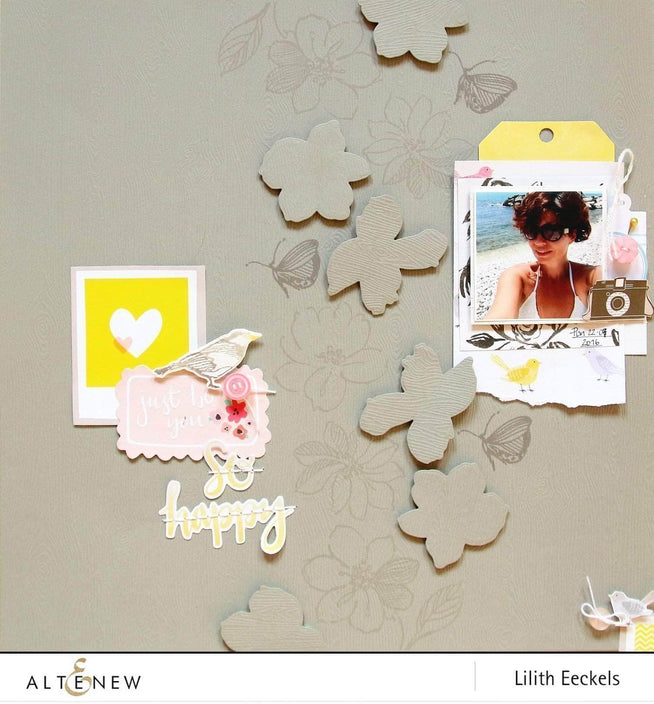 Photocentric Clear Stamps Wild Hibiscus Stamp Set
