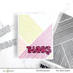 Photocentric Clear Stamps Woven Stripes Stamp Set