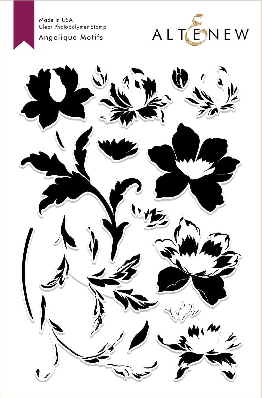 Photocentric Clear Stamps Angelique Motifs Stamp Set