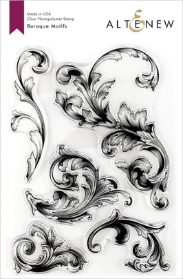 Photocentric Clear Stamps Baroque Motifs Stamp Set