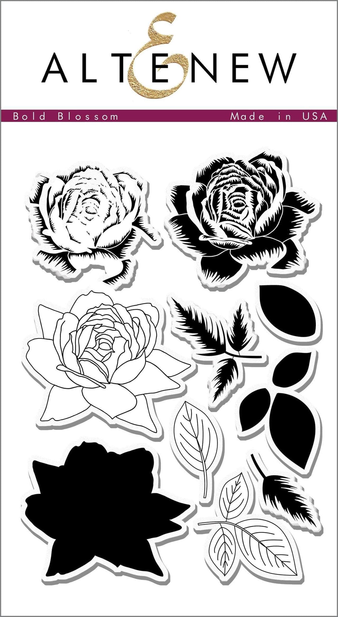 Photocentric Clear Stamps Bold Blossom Stamp Set