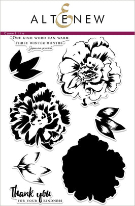Photocentric Clear Stamps Build-A-Flower: Camellia Stamp Set