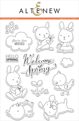 Altenew Clear Stamps Z - Bunny Love Stamp Set