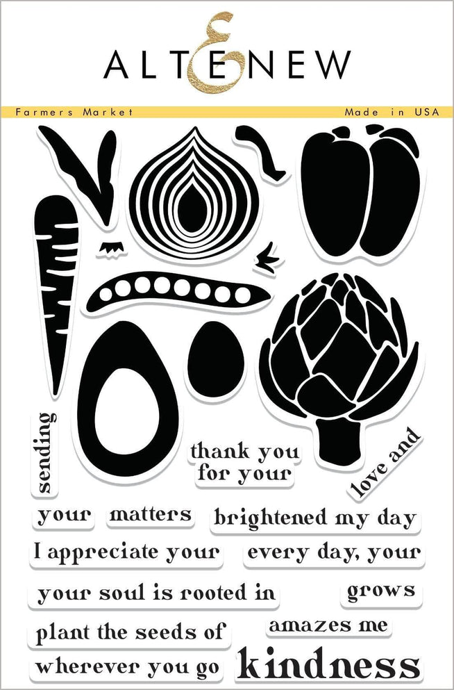 Photocentric Clear Stamps Farmers Market Stamp Set