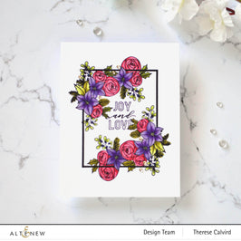 Photocentric Clear Stamps Z - Festive Floral Frame Stamp Set