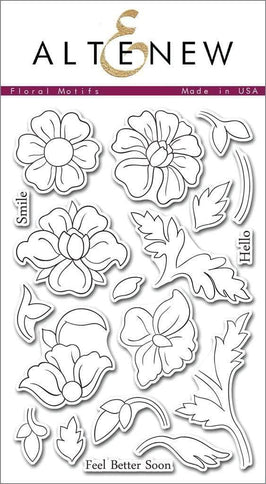 Photocentric Clear Stamps Floral Motifs Stamp Set