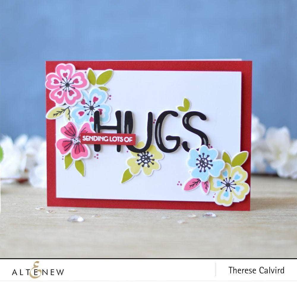 Photocentric Clear Stamps Heart Flowers Stamp Set
