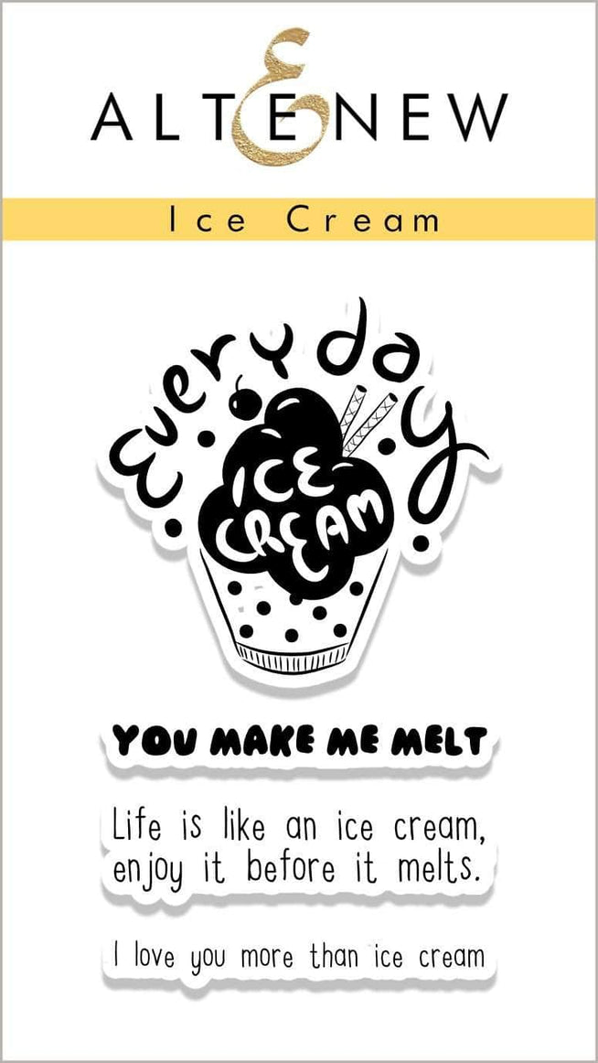 Photocentric Clear Stamps Ice Cream Stamp Set