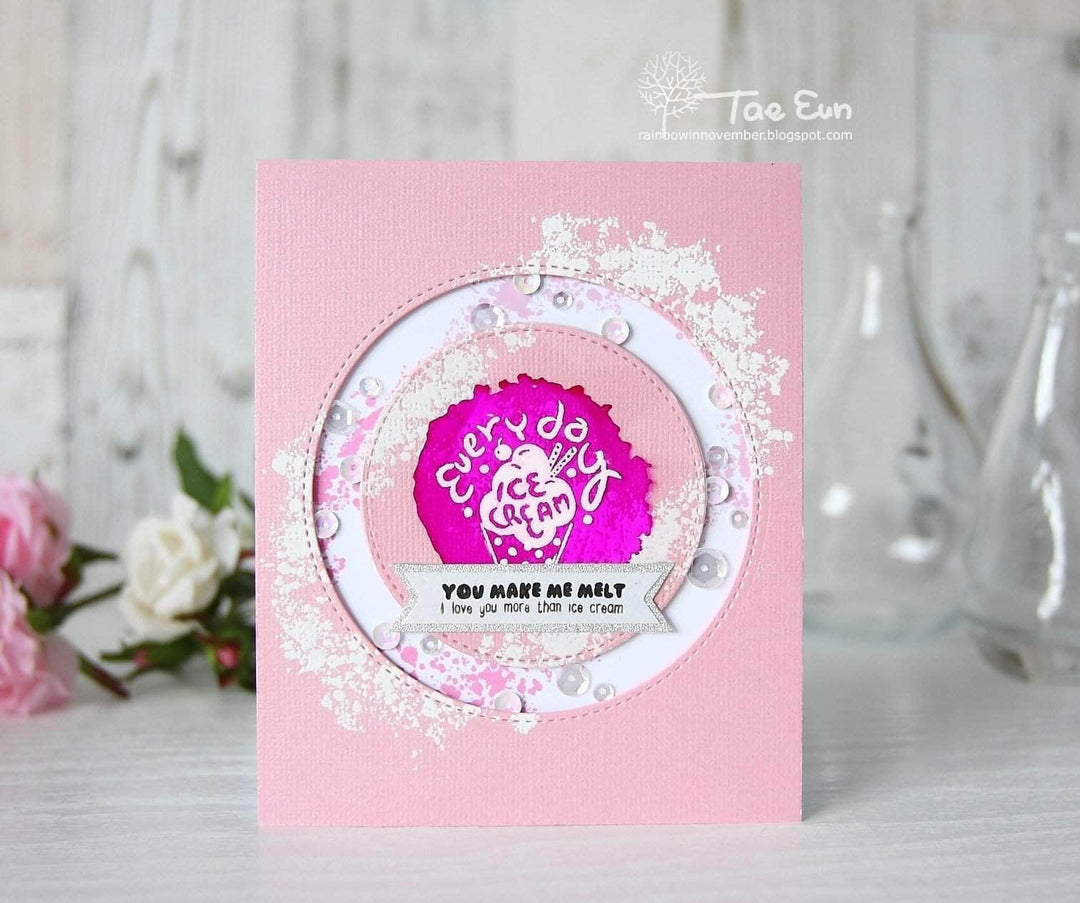 Photocentric Clear Stamps Ice Cream Stamp Set