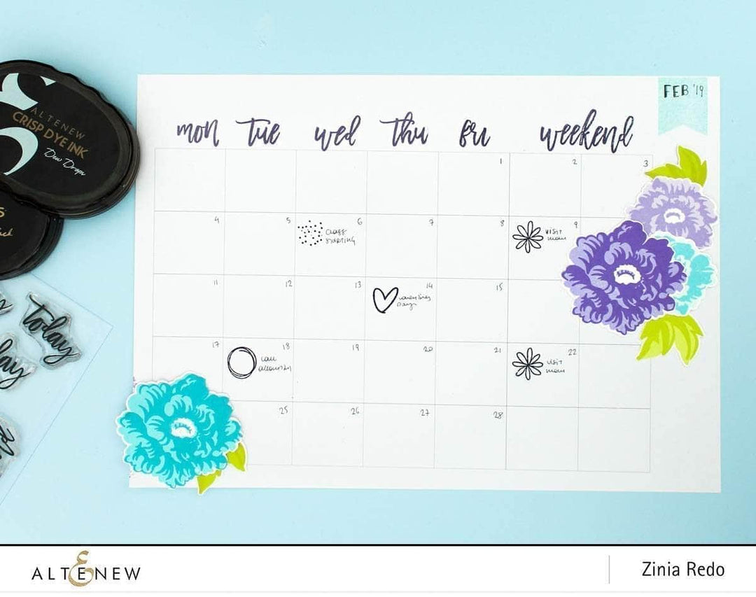 Photocentric Clear Stamps Journal Card Builder Stamp Set