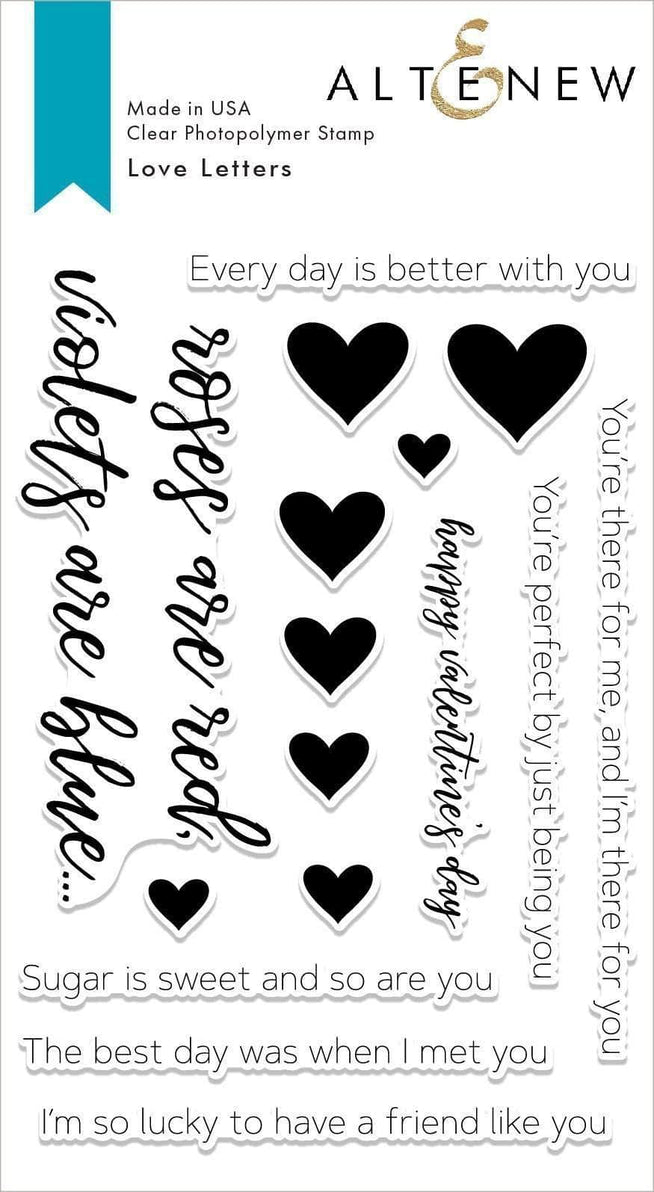 Photocentric Clear Stamps Love Letters Stamp Set