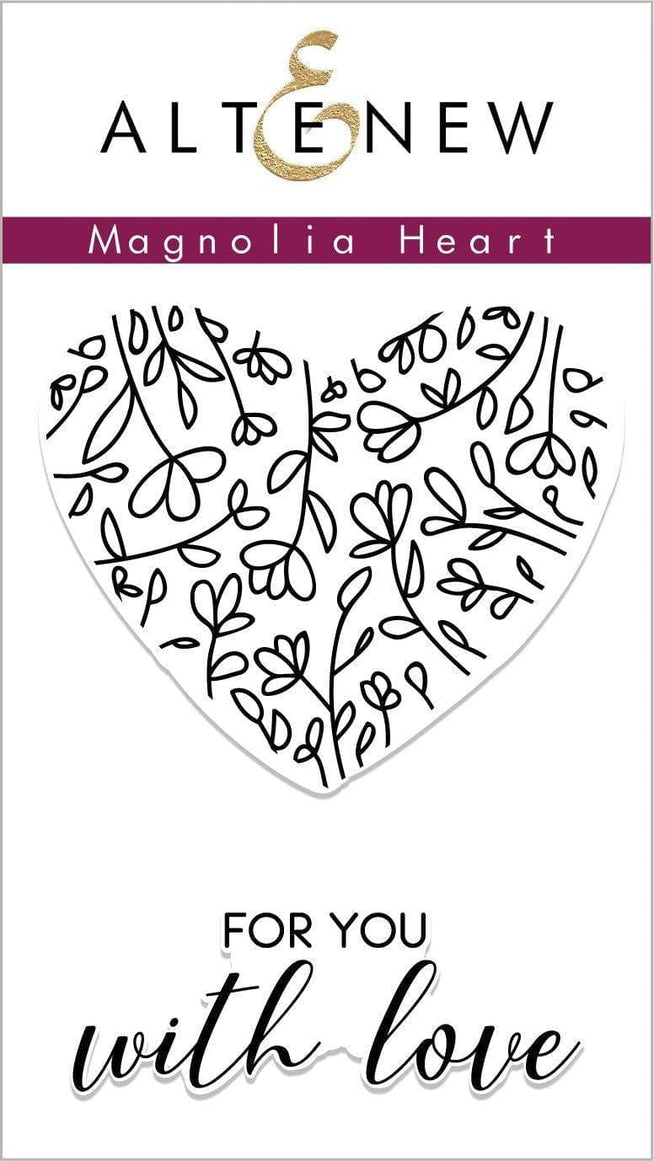 Photocentric Clear Stamps Magnolia Heart Stamp Set