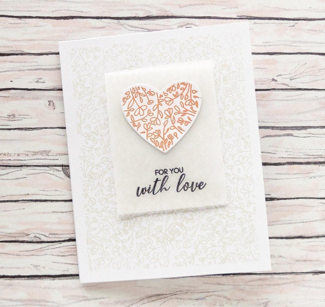 Photocentric Clear Stamps Magnolia Heart Stamp Set