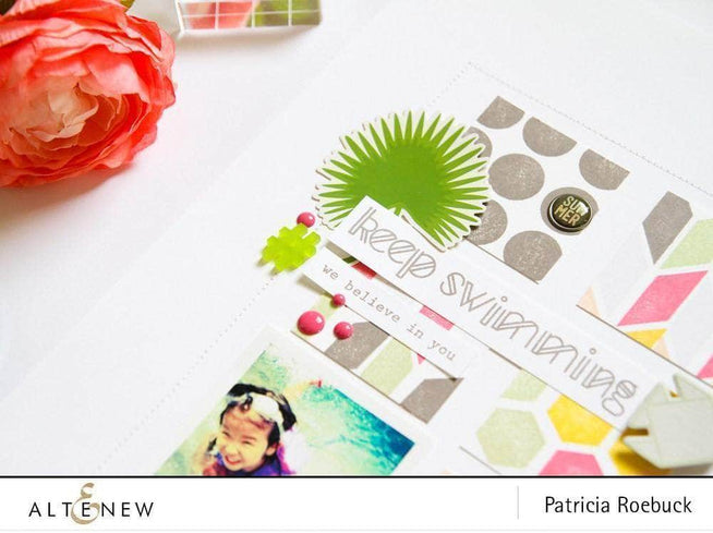 Photocentric Clear Stamps Modern Deco Alpha Stamp Set