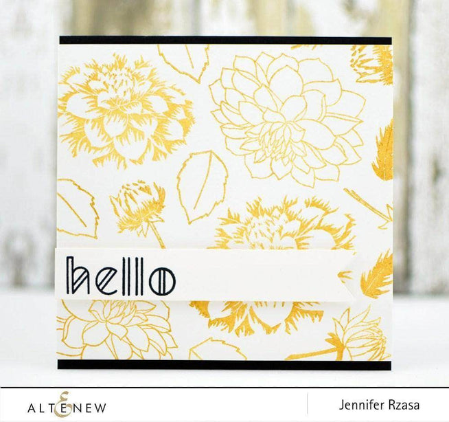 Photocentric Clear Stamps Modern Deco Alpha Stamp Set