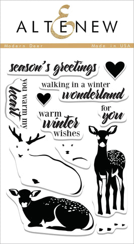 Z - Modern Deer Stamp Set
