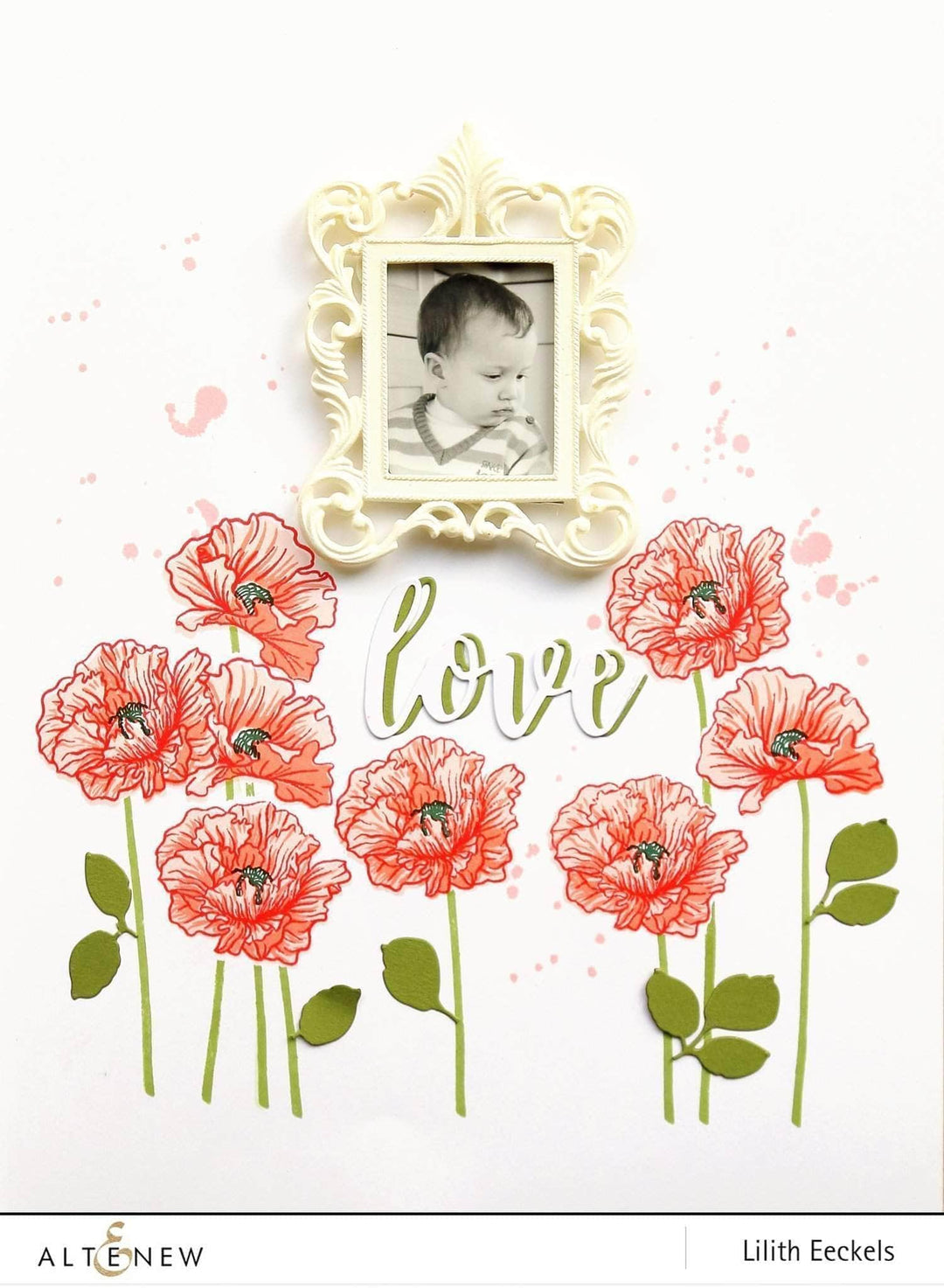 Photocentric Clear Stamps Poppy Fields Stamp Set