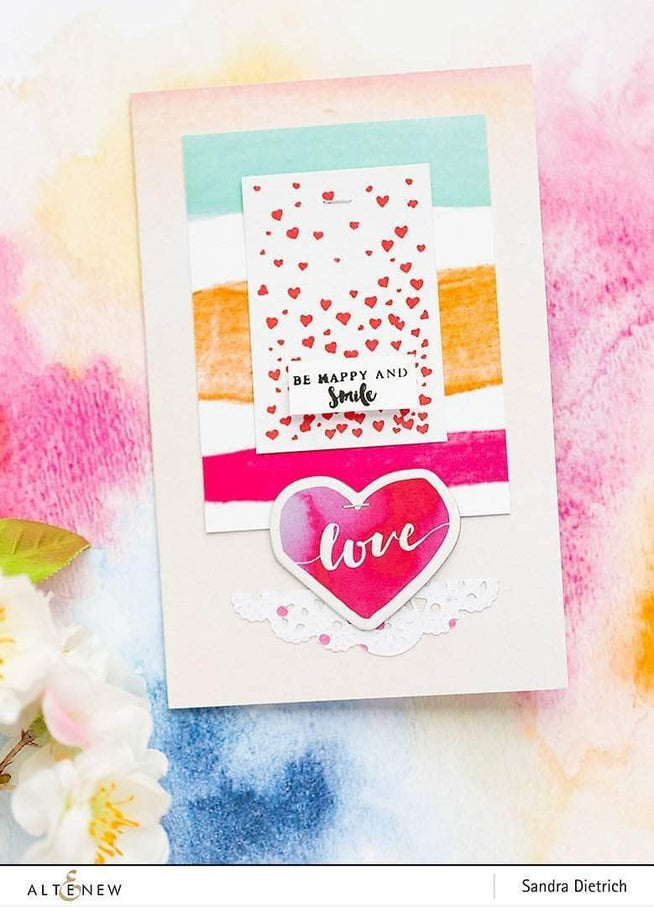 Photocentric Clear Stamps Raining Hearts Stamp Set