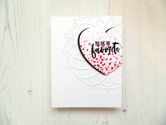 Photocentric Clear Stamps Raining Hearts Stamp Set