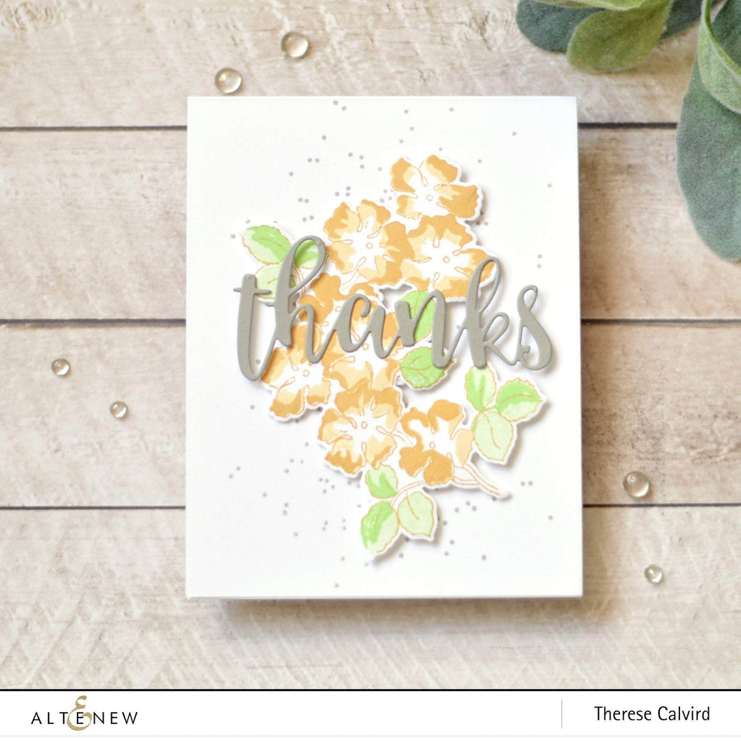 Photocentric Clear Stamps Ruffled Flowers Stamp Set
