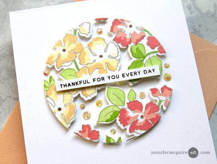 Photocentric Clear Stamps Ruffled Flowers Stamp Set