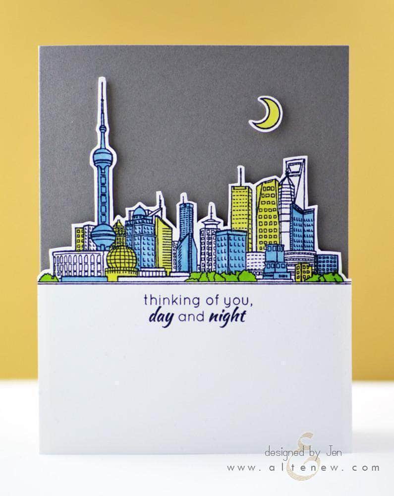Photocentric Clear Stamps Sketchy Cities Abroad Stamp Set