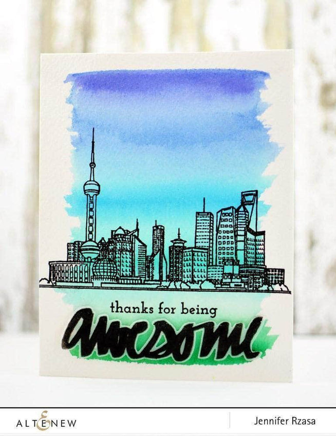 Photocentric Clear Stamps Sketchy Cities Abroad Stamp Set
