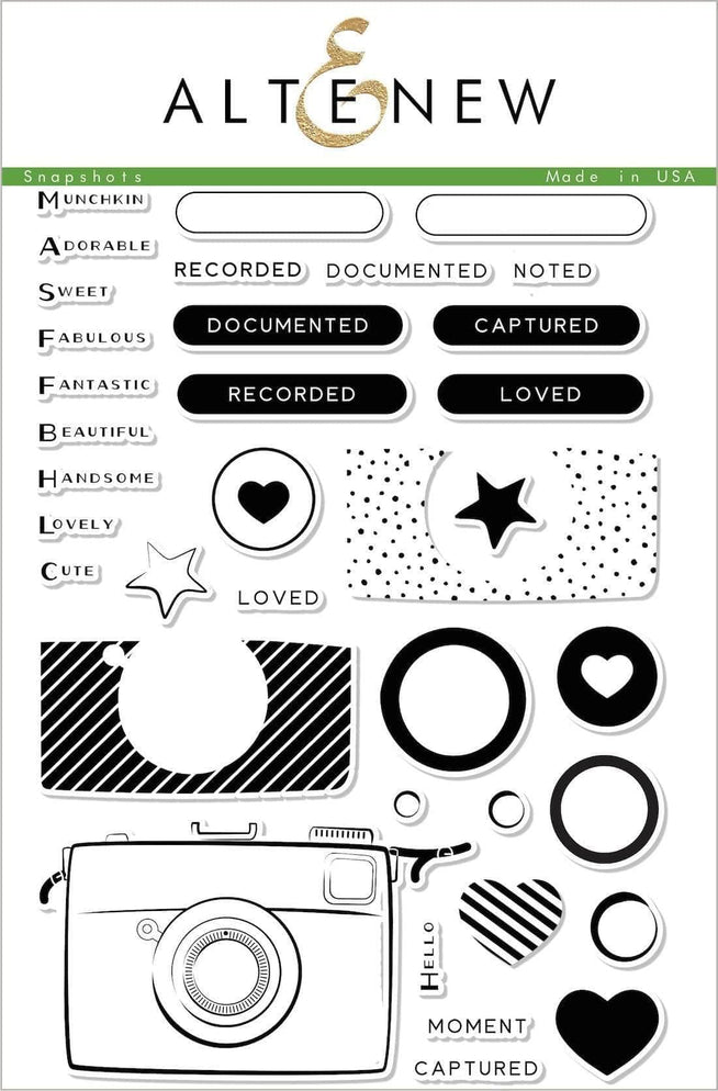 Photocentric Clear Stamps Snapshots Stamp Set