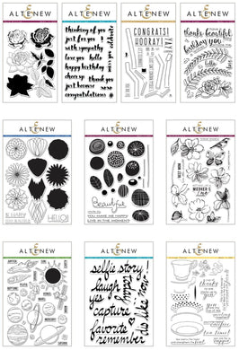 Altenew Clear Stamps Z - Ultimate Floral Script Collection