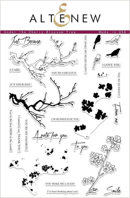 Photocentric Clear Stamps Under the Cherry Blossom Tree Stamp Set