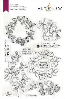 Photocentric Clear Stamps Weekend Doodles Stamp Set