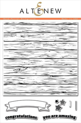 Photocentric Clear Stamps Wood Pallet Background Stamp Set