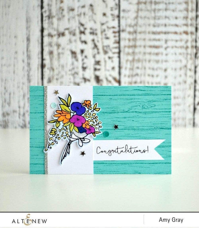 Photocentric Clear Stamps Wood Pallet Background Stamp Set