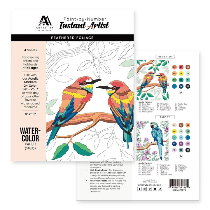 Instant Artist Paint-by-Numbers Bundle