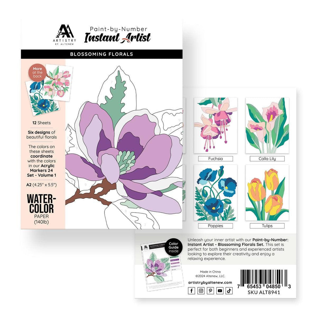Instant Artist Paint-by-Numbers Bundle