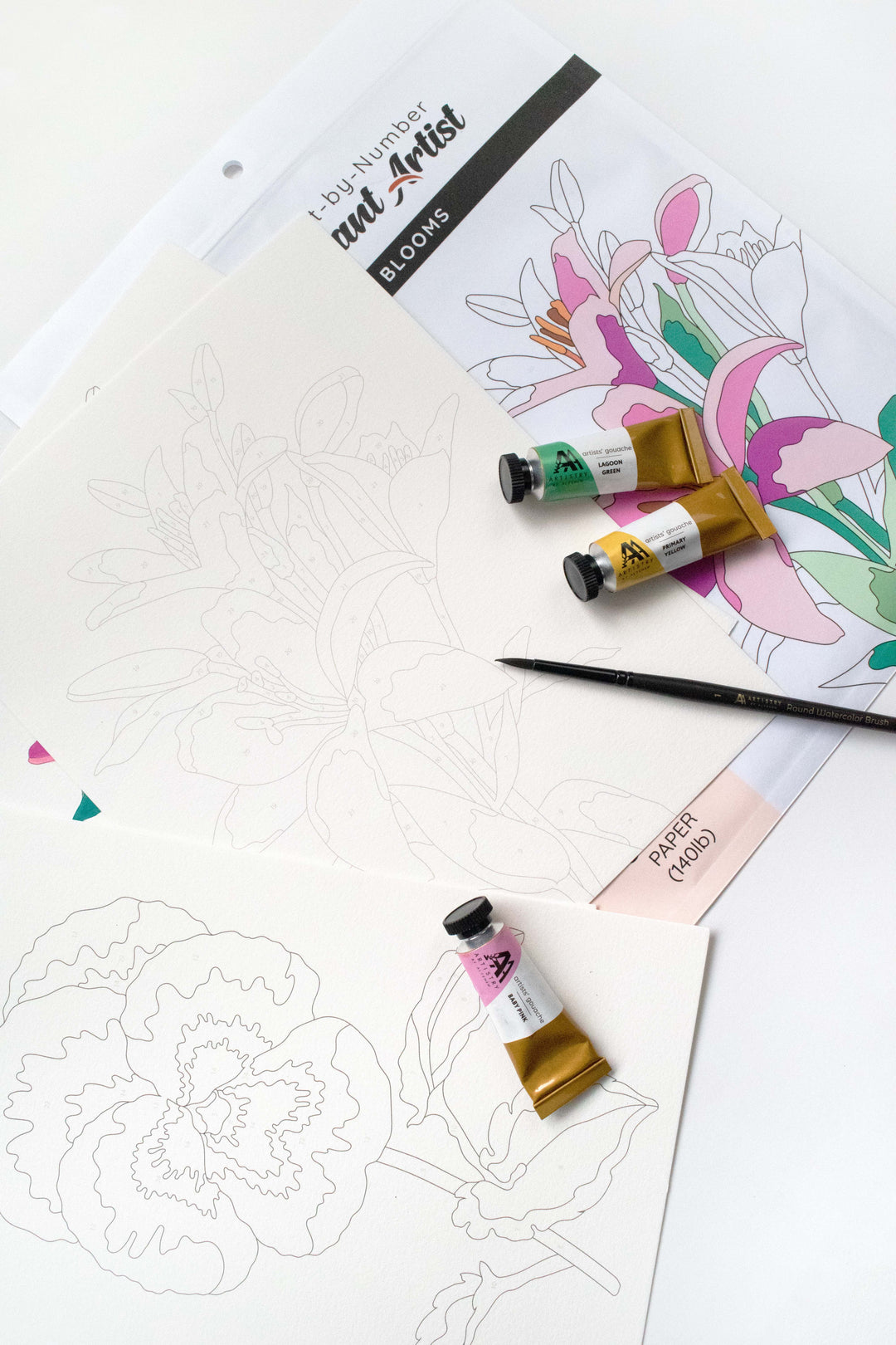 Instant Artist Paint-by-Numbers Bundle