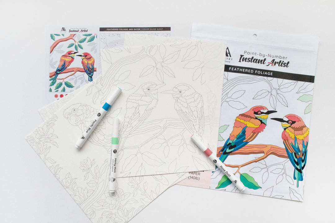 Instant Artist Paint-by-Numbers Bundle