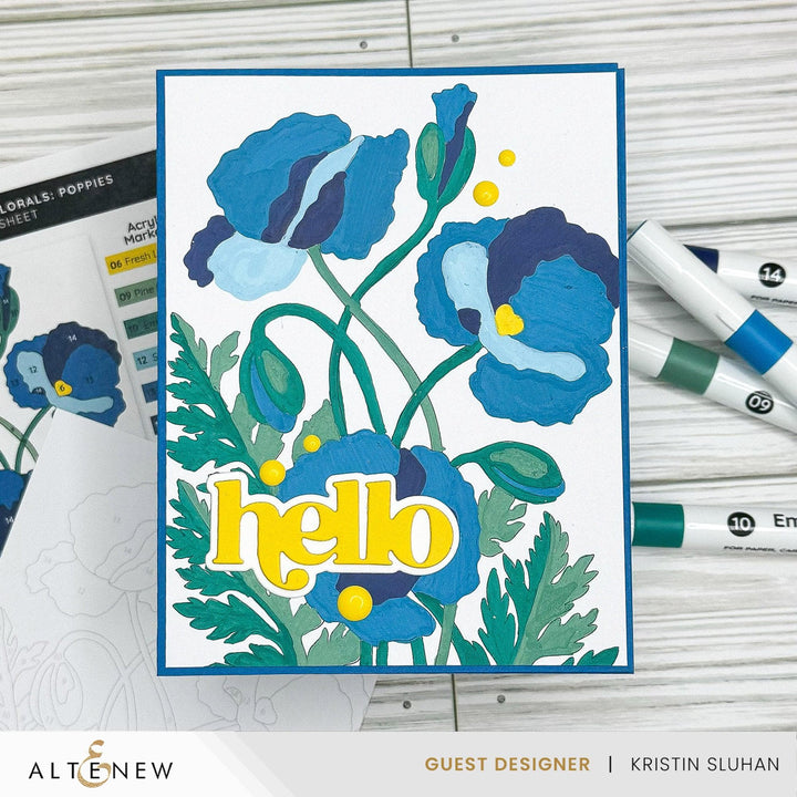 Paint-by-Number: Instant Artist - Blossoming Florals (12 Sheets)
