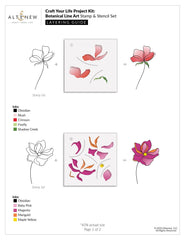 Altenew Craft Your Life Project Kit Craft Your Life Project Kit: Botanical Line Art