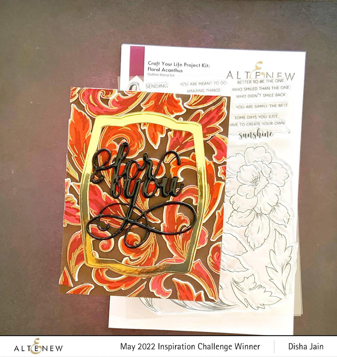 Altenew Craft Your Life Project Kit Craft Your Life Project Kit: Floral Acanthus