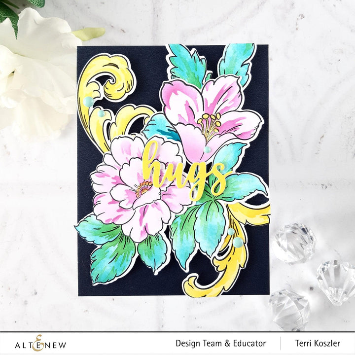 Altenew Craft Your Life Project Kit Craft Your Life Project Kit: Floral Acanthus & Add-on Layering Stencil Bundle