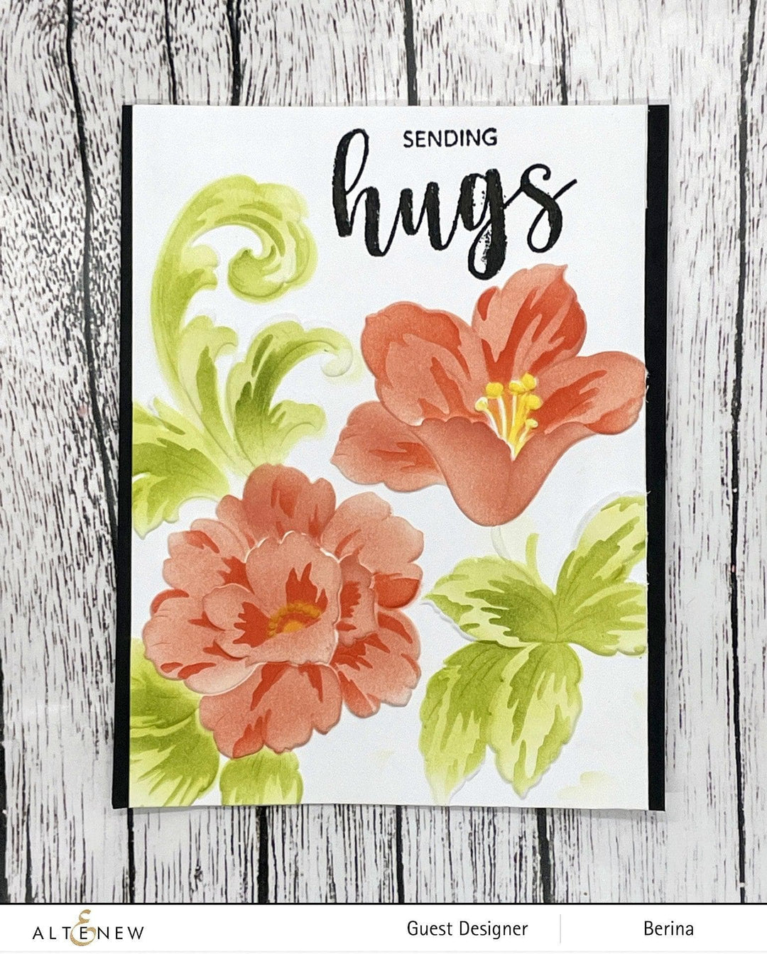 Altenew Craft Your Life Project Kit Craft Your Life Project Kit: Floral Acanthus & Add-on Layering Stencil Bundle