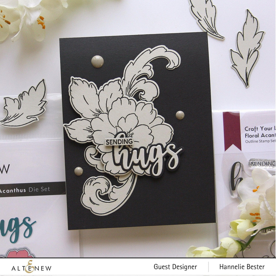 Altenew Craft Your Life Project Kit Craft Your Life Project Kit: Floral Acanthus & Add-on Layering Stencil Bundle