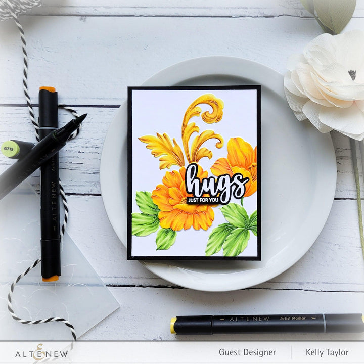 Altenew Craft Your Life Project Kit Craft Your Life Project Kit: Floral Acanthus & Add-on Layering Stencil Bundle